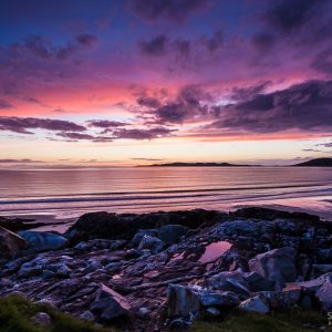 Traigh lar Sunset