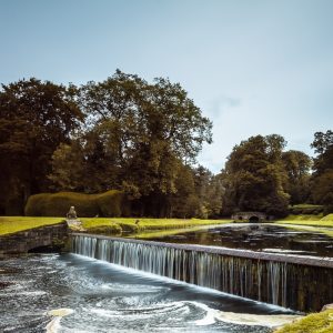 Drum Fall and Rustic Bridge