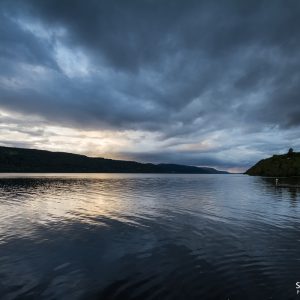 Last light over Loch Ness