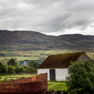 Old Boat and Barn
