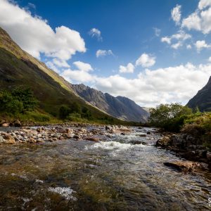 River Coe by Creag nan Gobhar