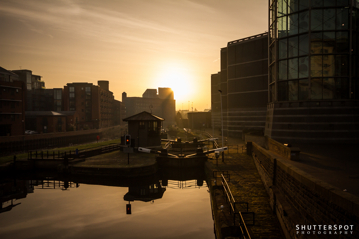 Sunrise over Aire Canal II