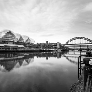 Reflections of the quayside